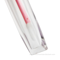 pink clear transparent lipgloss tubes